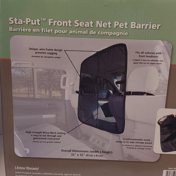 Solvit Other Solvit Staput Front Seat Net Petbarriersale Sale Sale